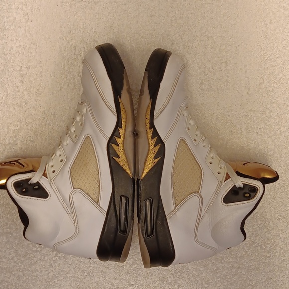 Jordan 5 Retro Olympic Gold ,Men's Size-8 - Picture 5 of 14